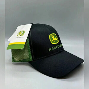 Official John Deere Hat Trucker Snap Back Baseball  Cap